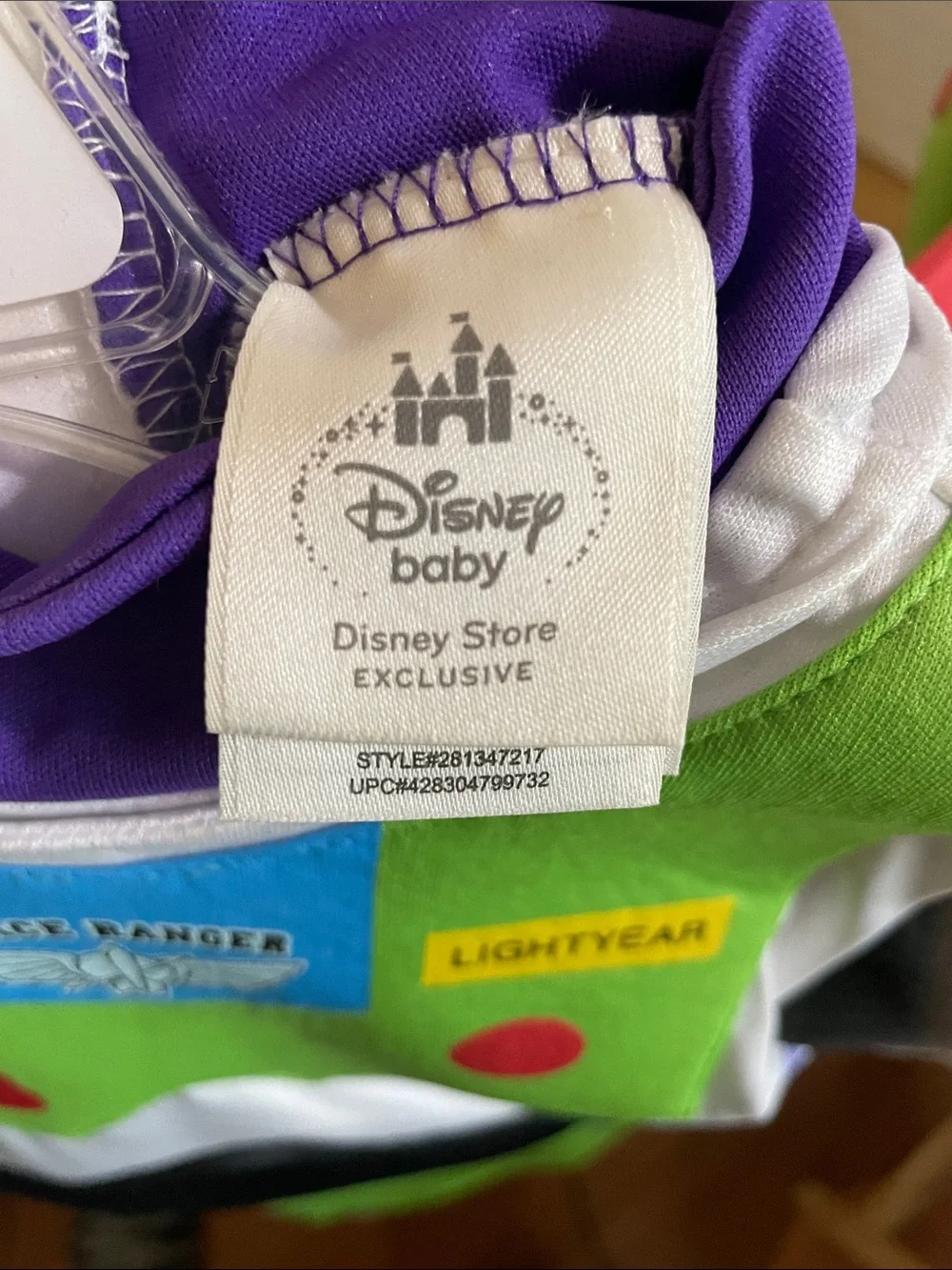 Disney Baby Buzz Lightyear Space Ranger Costume - Size 2 Years - Picture 2 of 8